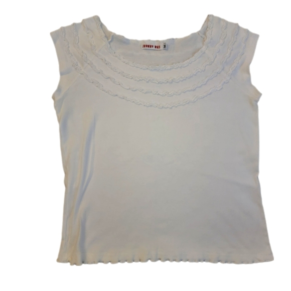 Johnny Was Tops - Vintage Johnny Was Scalloped Blouse